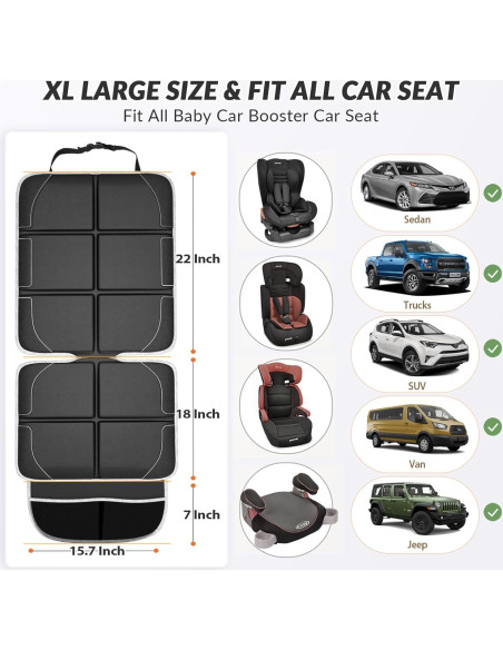 Protector de Asiento de Coche Gimars XL Impermeable 600D Protector de Asiento de Coche Gimars XL Impermeable 600D