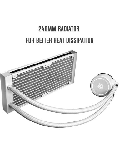 Enfriador de Agua ID-COOLING FROSTFLOW X 240mm LED Blanca