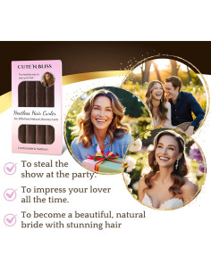 Rizadores de Cabello Sin Calor CUTE N BLISS - Juego 4 Piezas 2