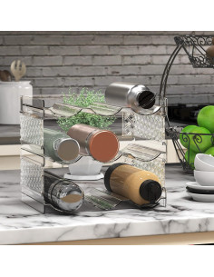 Organizador de Botellas Apilable Simple Houseware 3 Niveles 2
