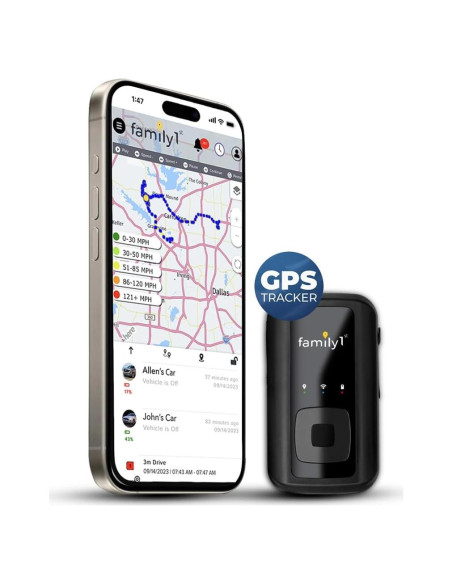 Localizador GPS Portátil Family1st para Vehículos 4G LTE Localizador GPS Portátil Family1st para Vehículos 4G LTE