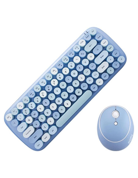 Teclado y Ratón Inalámbrico MOFII Candy Mini Multicolor Teclado y Ratón Inalámbrico MOFII Candy Mini Multicolor