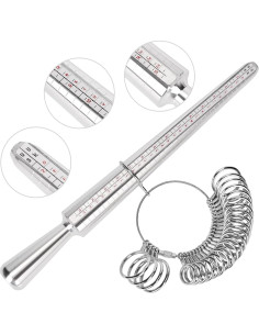Kit de Medición de Tallas de Anillo MYEBIUAI 27 Piezas 2