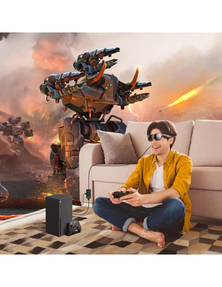 Adaptador HDMI a USB-C PeakDo 4K 60Hz para Gafas AR y Consolas Adaptador HDMI a USB-C PeakDo 4K 60Hz para Gafas AR y Consolas