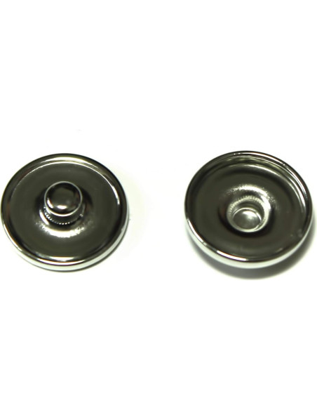 Bandeja Redonda Plana de Botón a Presión Todo en UNO 50pcs Bandeja Redonda Plana de Botón a Presión Todo en UNO 50pcs