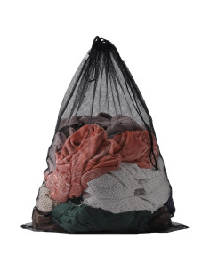 Bolsa de Lavandería Kimmama Malla Gruesa 61x91 cm Negra