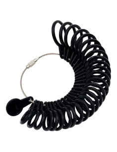MMOBIEL Medidor de Tamaño de Anillo 27 Pcs US 1-15 EU A-Z