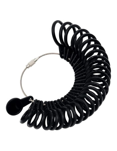 MMOBIEL Medidor de Tamaño de Anillo 27 Pcs US 1-15 EU A-Z