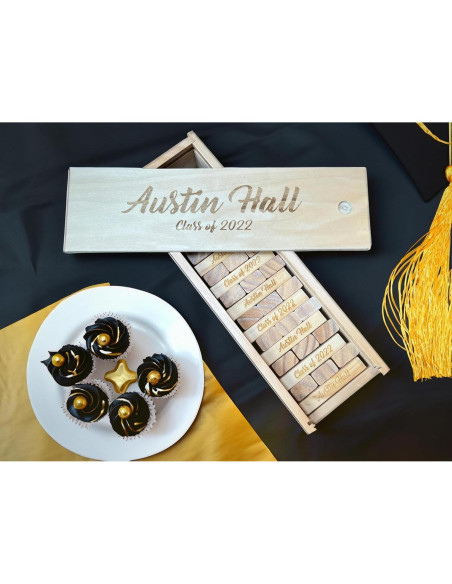 Libro de Invitados de Boda Personalizado WE Games - 54 Bloques de Madera Libro de Invitados de Boda Personalizado WE Games - 54 Bloques de Madera