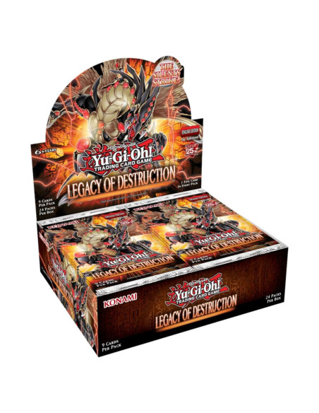 Yu-Gi-Oh! Legado de Destrucción Display 24 Cajas TCG Yu-Gi-Oh! Legado de Destrucción Display 24 Cajas TCG