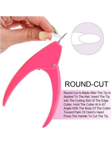Cortador de Uñas Acrílicas Belleboost Rosa con Cuchilla Inoxidable Cortador de Uñas Acrílicas Belleboost Rosa con Cuchilla Inoxidable