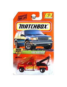 Camión de Remolque GMC Grúa Matchbox 1:64 Rojo