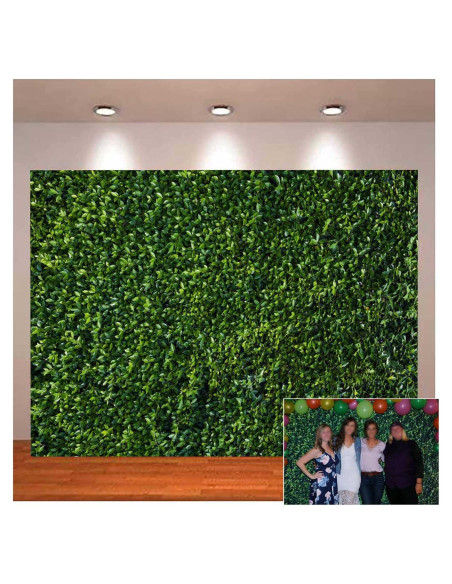 Fondo de Fotografía 240x180 cm Hojas Verdes Estudio de Arte Fondo de Fotografía 240x180 cm Hojas Verdes Estudio de Arte