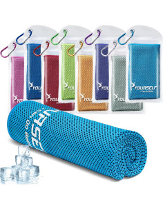 Toalla Enfriadora SYOURSELF 101.6x30.5 cm Azul Microfibra 2