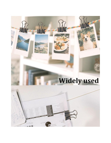 Clip de Carpeta Bronce SHAOMAN 25-Pack 2, 3 y 3.2 cm