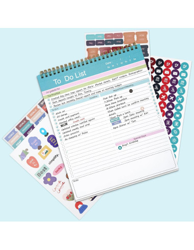 Bloc de Notas de Tareas GuanQiao 52 Hojas 21.6x26.7cm