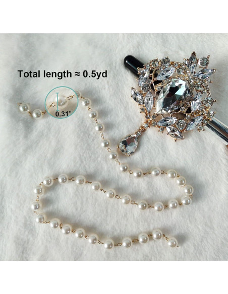 Kit de Broches de Rhinestone Yhsheen 14 Piezas Oro para Boda Kit de Broches de Rhinestone Yhsheen 14 Piezas Oro para Boda