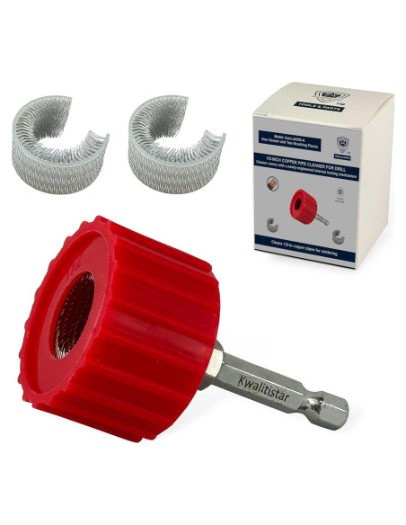Limpiador de Tubos de Cobre Kwalitistar InerLok050-A 3PC Limpiador de Tubos de Cobre Kwalitistar InerLok050-A 3PC