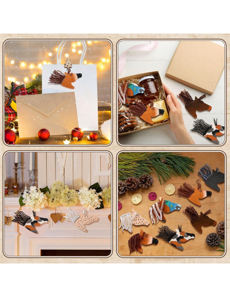 Kit de Manualidades Geelin 24 Piezas Caballo Madera DIY Kit de Manualidades Geelin 24 Piezas Caballo Madera DIY