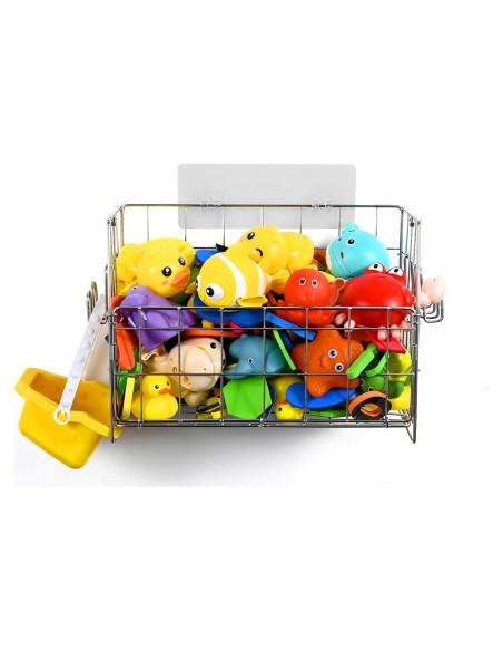 Organizador de Juguetes de Baño Umimile Acero Inoxidable 8.6L Organizador de Juguetes de Baño Umimile Acero Inoxidable 8.6L