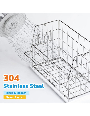 Organizador de Juguetes de Baño Umimile Acero Inoxidable 8.6L