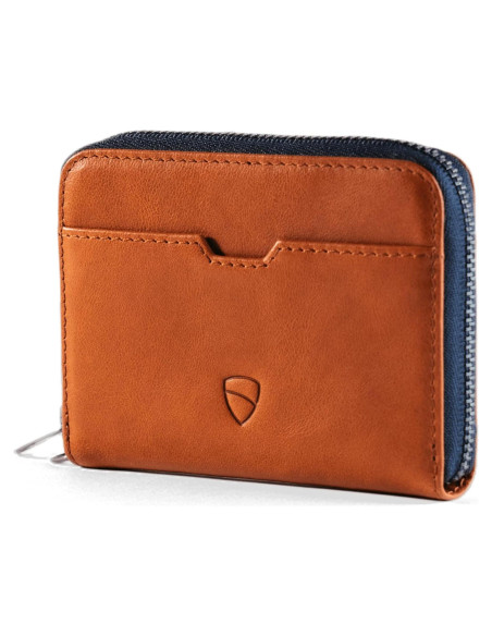 Billetera de cuero Vaultskin Mayfair con bloqueo RFID - 10.5x7.9cm Billetera de cuero Vaultskin Mayfair con bloqueo RFID - 10.5x7.9cm