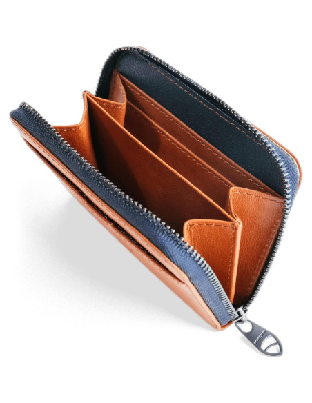 Billetera de cuero Vaultskin Mayfair con bloqueo RFID - 10.5x7.9cm Billetera de cuero Vaultskin Mayfair con bloqueo RFID - 10.5x7.9cm