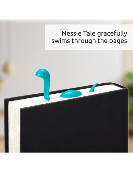 Marcador de Página Nessie Tale OTOTO Turquesa - Regalo Único Marcador de Página Nessie Tale OTOTO Turquesa - Regalo Único