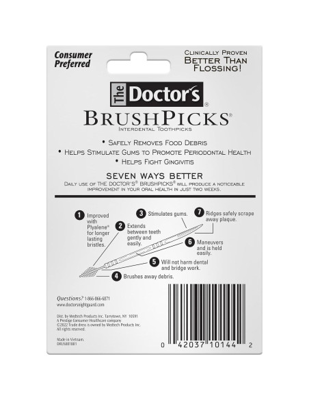 Palillos Interdentales BrushPicks del Doctor - 275 Unidades Palillos Interdentales BrushPicks del Doctor - 275 Unidades