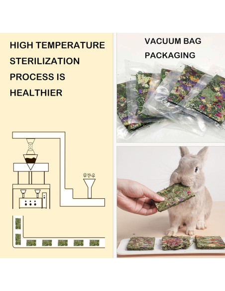 Juguetes para Conejos Grembeb 12pcs Heno Timothy Snacks Saludables Juguetes para Conejos Grembeb 12pcs Heno Timothy Snacks Saludables