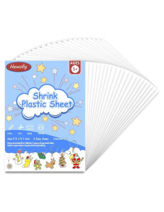 Hewolly Hojas de Plástico Retráctil 24 Piezas 20x14.5cm