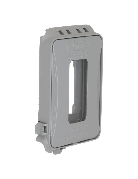 Cubierta de Salida Eléctrica TayMac ML500G Gris 1 Gang Cubierta de Salida Eléctrica TayMac ML500G Gris 1 Gang