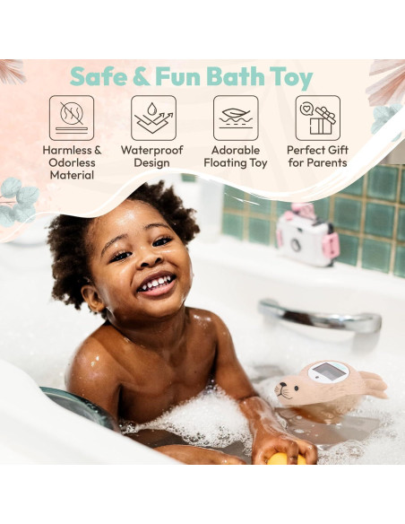 Termómetro de Baño para Bebés Beige Seal SB1 - Seguro y Flotante Termómetro de Baño para Bebés Beige Seal SB1 - Seguro y Flotante