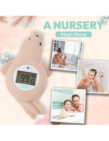 Termómetro de Baño para Bebés Beige Seal SB1 - Seguro y Flotante