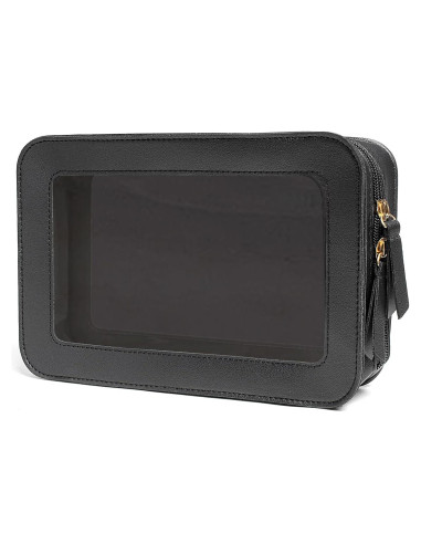 Bolsa de Maquillaje Transparente Impermeable HZB 23x15.5x7 cm