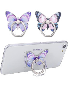 Soporte para teléfono móvil Cobee mariposa 360 ajustable 2