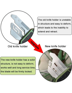 Cuchillo Utilitario Retráctil Caressolove con 5 Hojas SK5 2