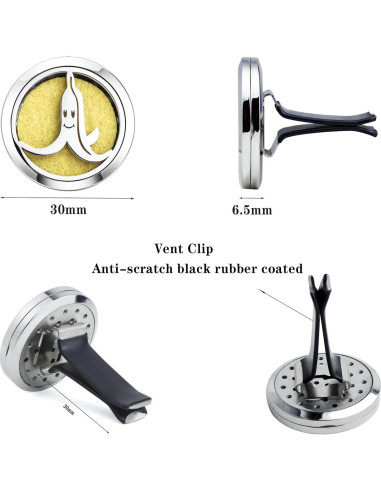 Difusor de Aceite Esencial para Auto AZNECK Clip Ventilación