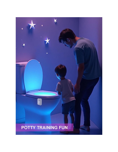 Luz Nocturna para Inodoro Aomofun con Sensor de Movimiento Luz Nocturna para Inodoro Aomofun con Sensor de Movimiento