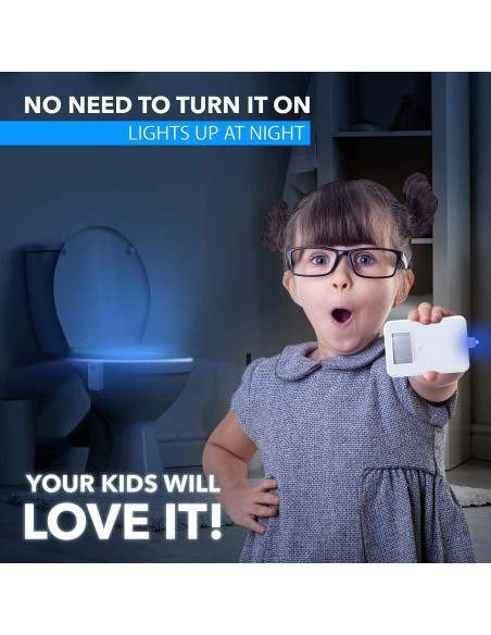Luz Nocturna para Inodoro Aomofun con Sensor de Movimiento Luz Nocturna para Inodoro Aomofun con Sensor de Movimiento