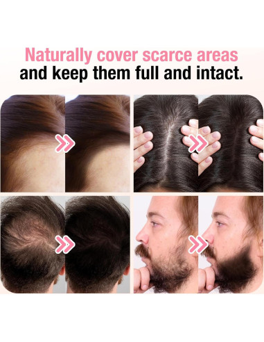 Boobeen Polvo en Barra para Cubrir Raíces de Cabello Gris - Corrector Unisex