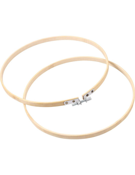 Paquete de 3 Aros de Bordado KISSBUTY 20 cm de Bambú Paquete de 3 Aros de Bordado KISSBUTY 20 cm de Bambú