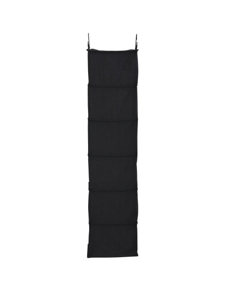 Organizador de Closet Colgante Household Essentials 6 Estantes Negro Organizador de Closet Colgante Household Essentials 6 Estantes Negro