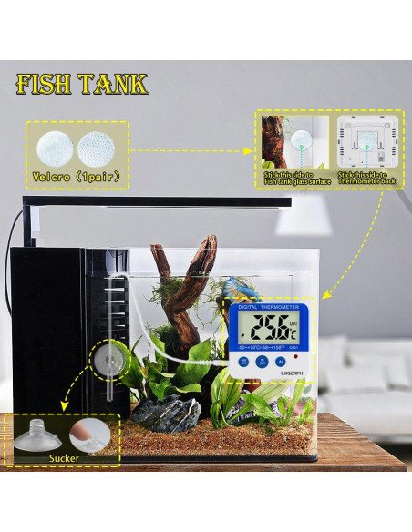 Termómetro Digital de Congelador DACANG C601 con Alarma LED Termómetro Digital de Congelador DACANG C601 con Alarma LED
