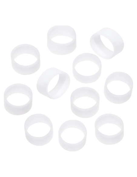 Sujetadores de Cable de Silicona ONLYKXY 500 Piezas 8x5mm Blancos Sujetadores de Cable de Silicona ONLYKXY 500 Piezas 8x5mm Blancos