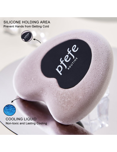 Gua Sha Cryo de Acero Inoxidable PFEFE - Cuidado Facial 7.1cm Gua Sha Cryo de Acero Inoxidable PFEFE - Cuidado Facial 7.1cm