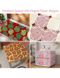 Plantillas de Pared Reutilizables Felixcraft 20x20 cm 4 Piezas 2