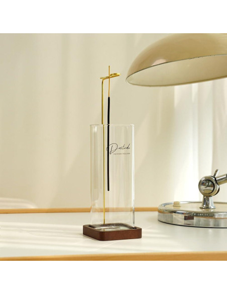 Soporte de Incienso de Vidrio Dostende - Diseño Gota 25.4cm Soporte de Incienso de Vidrio Dostende - Diseño Gota 25.4cm