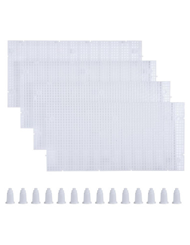 Bandeja Divisoria de Plástico ALEGI para Acuarios 4 Pcs