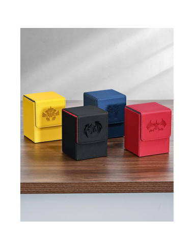 Caja de Barajas Coleccionables UAONO - Cuero PU, 100+ Cartas, Dragón